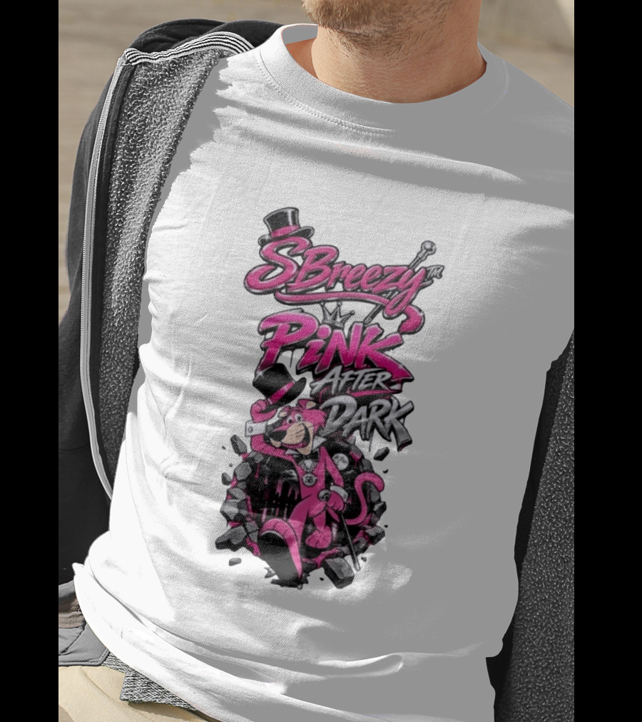 SBreezy Pink After Dark Cartoon T-Shirt