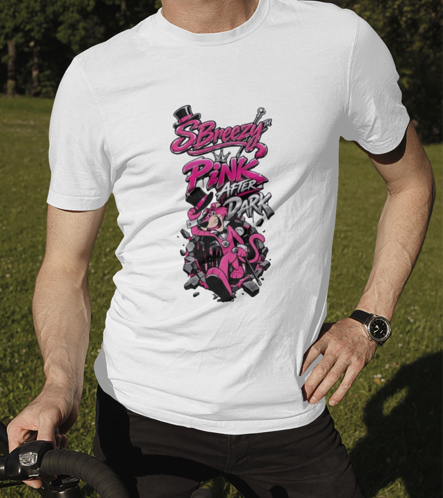 SBreezy Pink After Dark Cartoon T-Shirt