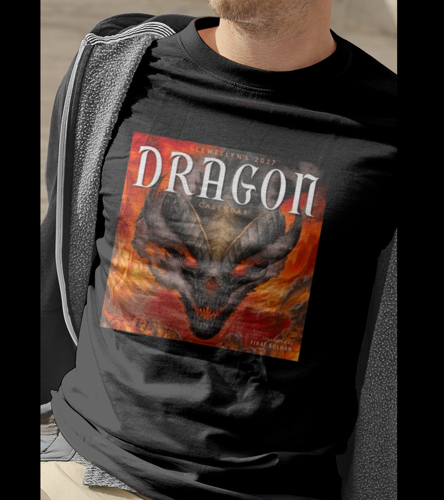 Llewellyn's 2027 Dragon Calendar Illustrated By Firat Solhan T-Shirt
