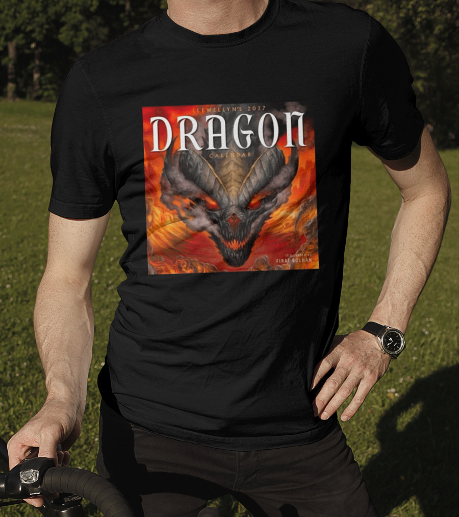 Llewellyn's 2027 Dragon Calendar Illustrated By Firat Solhan T-Shirt