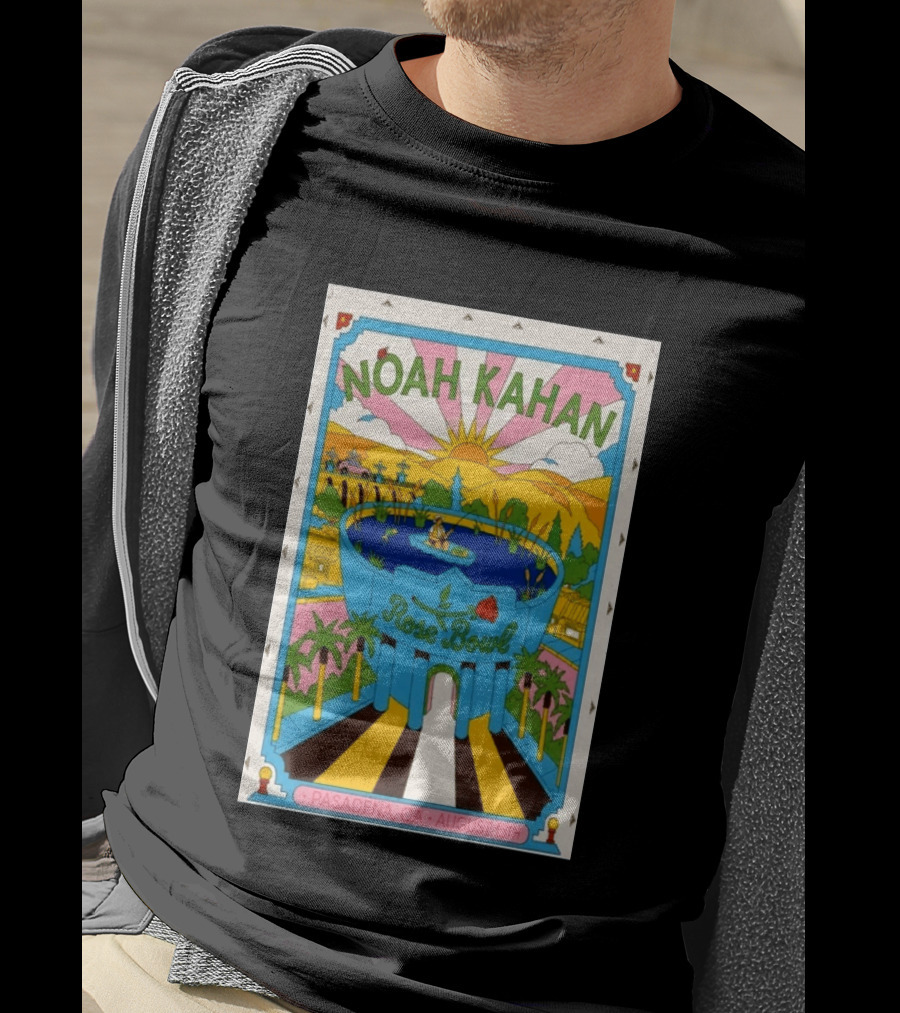 Noah Kahan Rose Bowl Pasadena CA August 15th 2026 T-Shirt