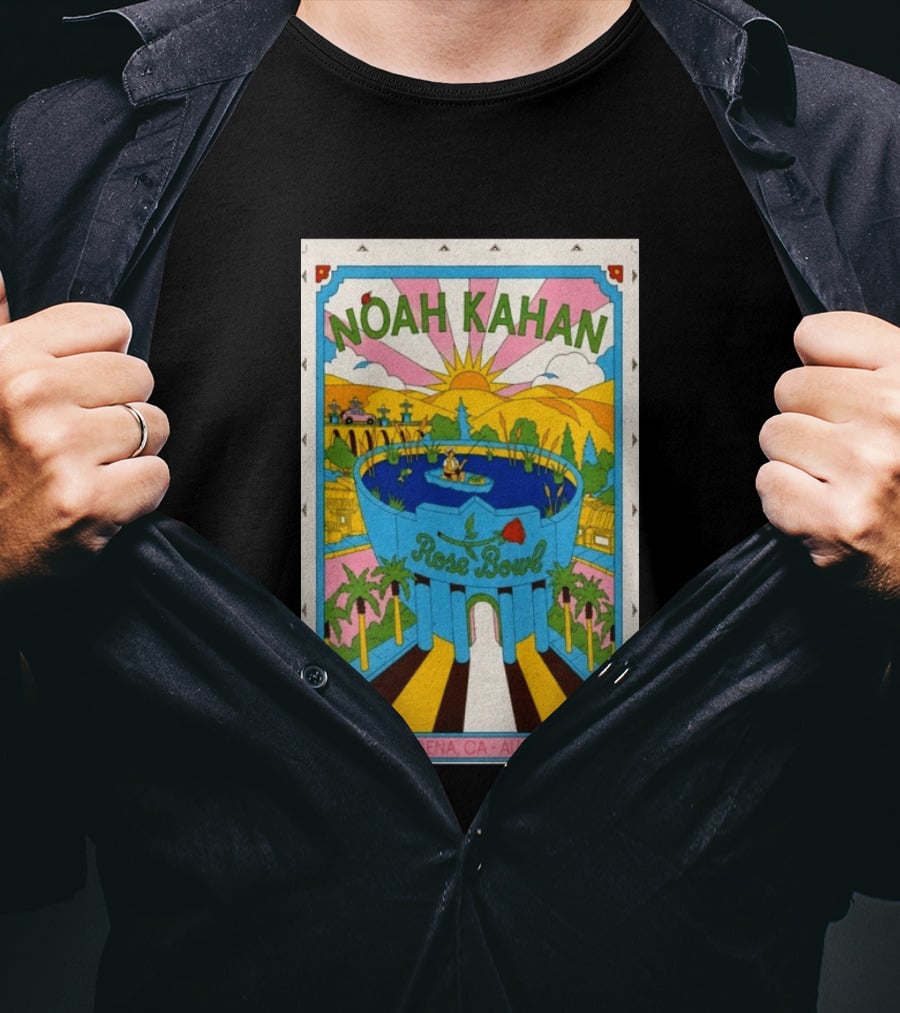 Noah Kahan Rose Bowl Pasadena CA August 15th 2026 T-Shirt