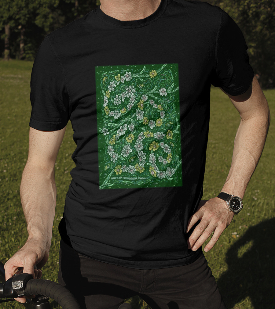 Goose 2026 Frost Amphitheater Stanford CA August 15 Floral T-Shirt