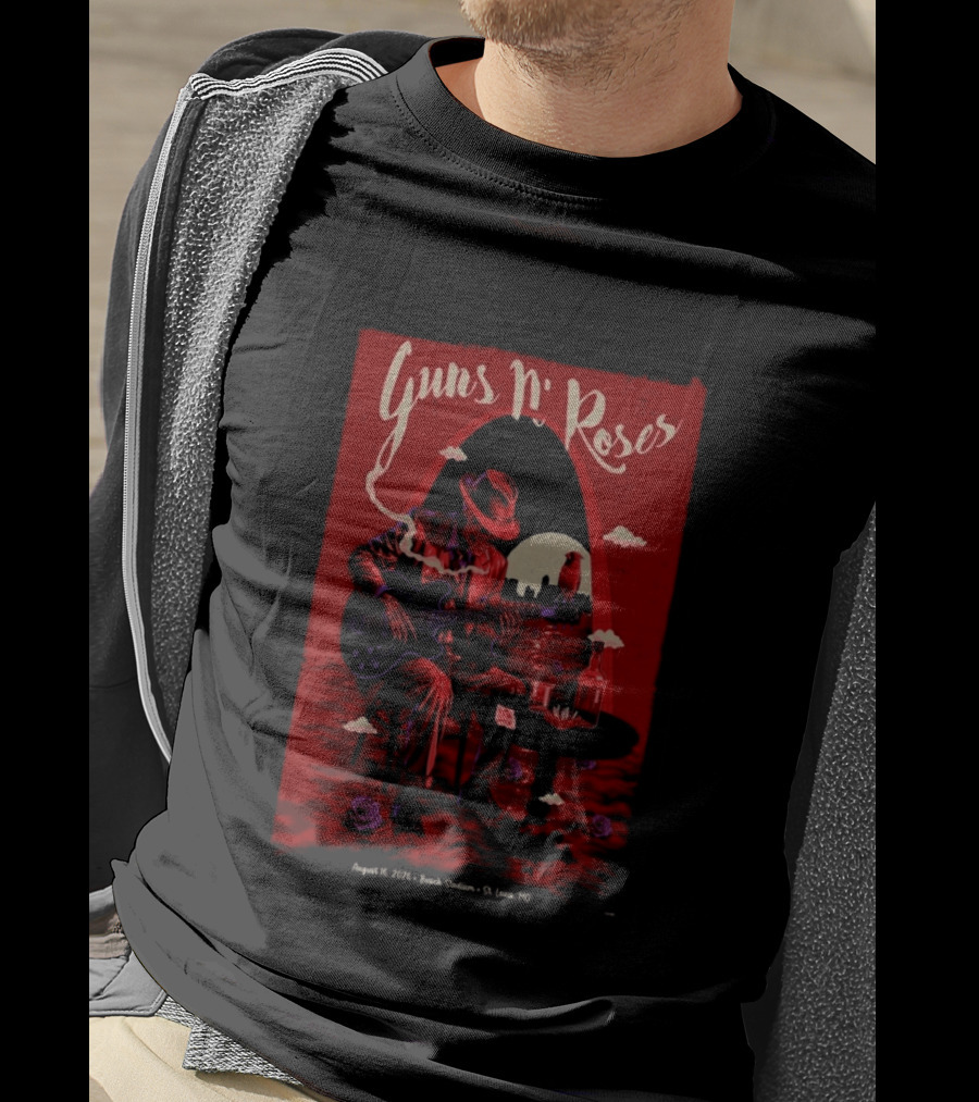 Guns N' Roses 2026 Busch Stadium August 16 St. Louis MO Tour T-Shirt