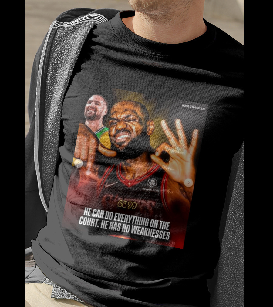 He Can Do Everything On The Court He Has No Weaknesses Crypto Lakers NBA Tracker T-Shirt