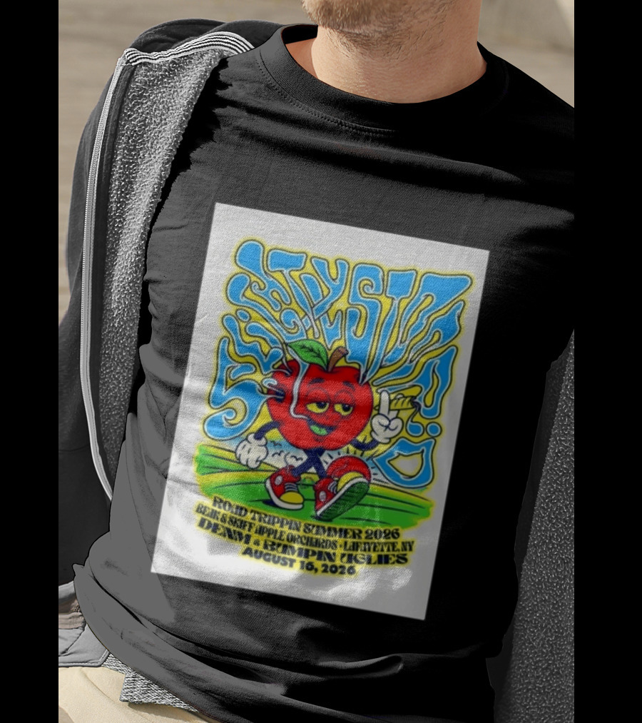 Slightly Stoopid Road Trippin Summer 2026 Beak & Skiff Orchards LaFayette NY August 16 With Denim And Bumpin Uglies T-Shirt