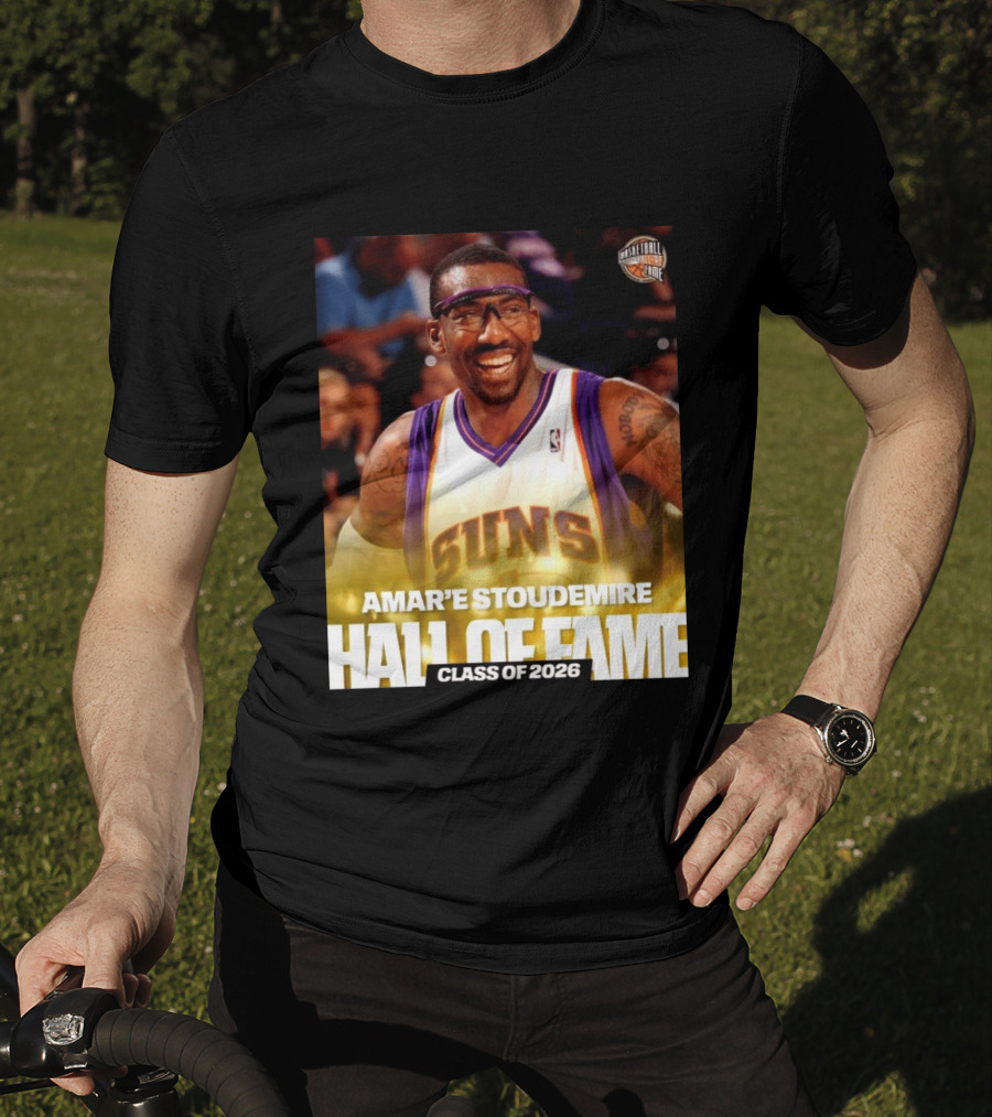 Amar'e Stoudemire Basketball Hall Of Fame Class Of 2026 Suns T-Shirt