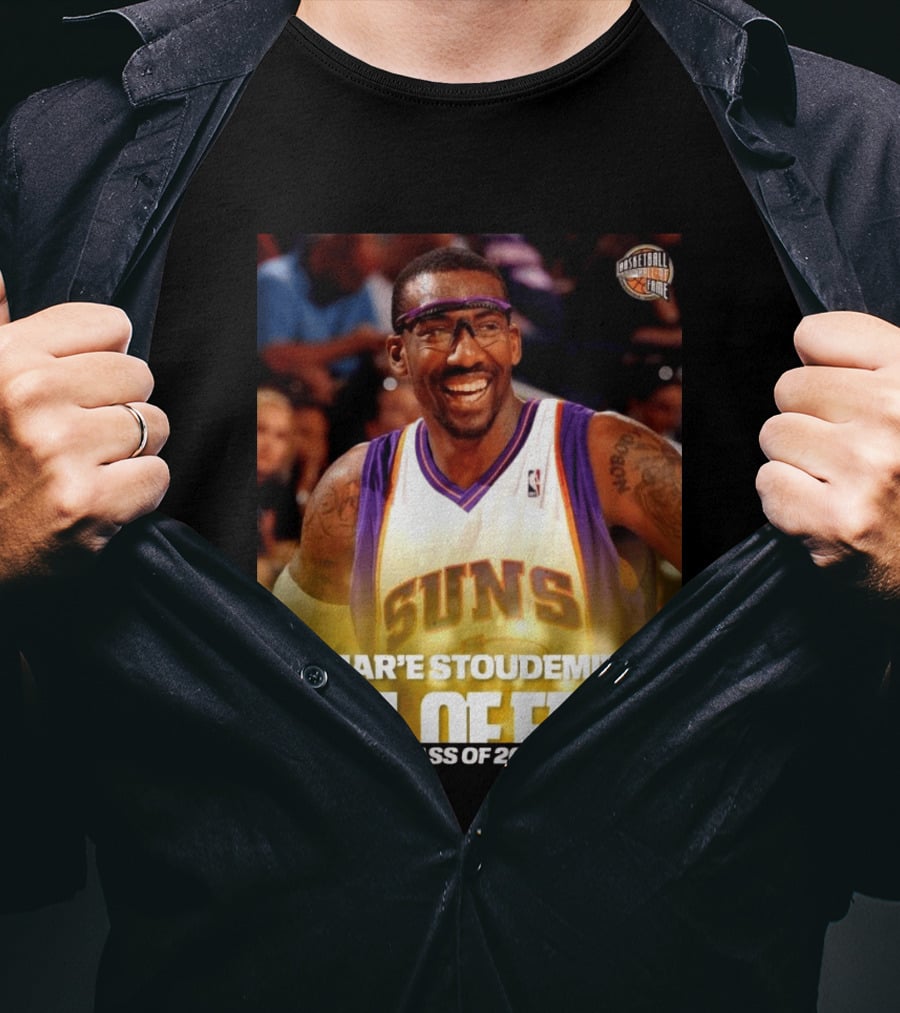 Amar'e Stoudemire Basketball Hall Of Fame Class Of 2026 Suns T-Shirt