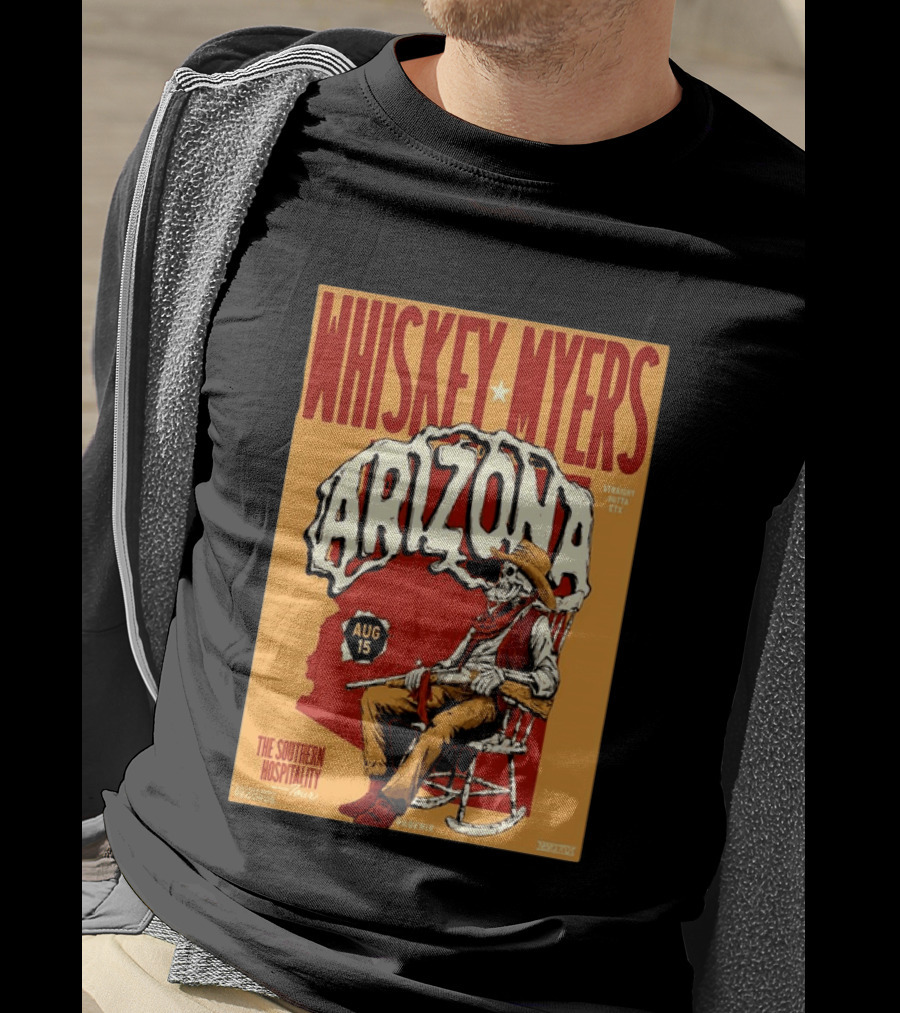 Whiskey Myers Arizona Aug 15 The Southern Hospitality Tour Phoenix 2026 T-Shirt