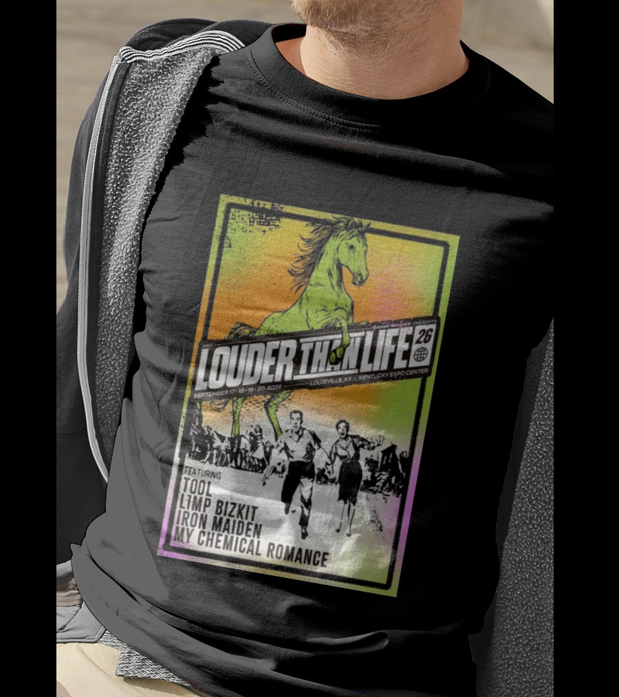 Louder Than Life 2026 Louisville KY Featuring Tool Limp Bizkit Iron Maiden My Chemical Romance T-Shirt