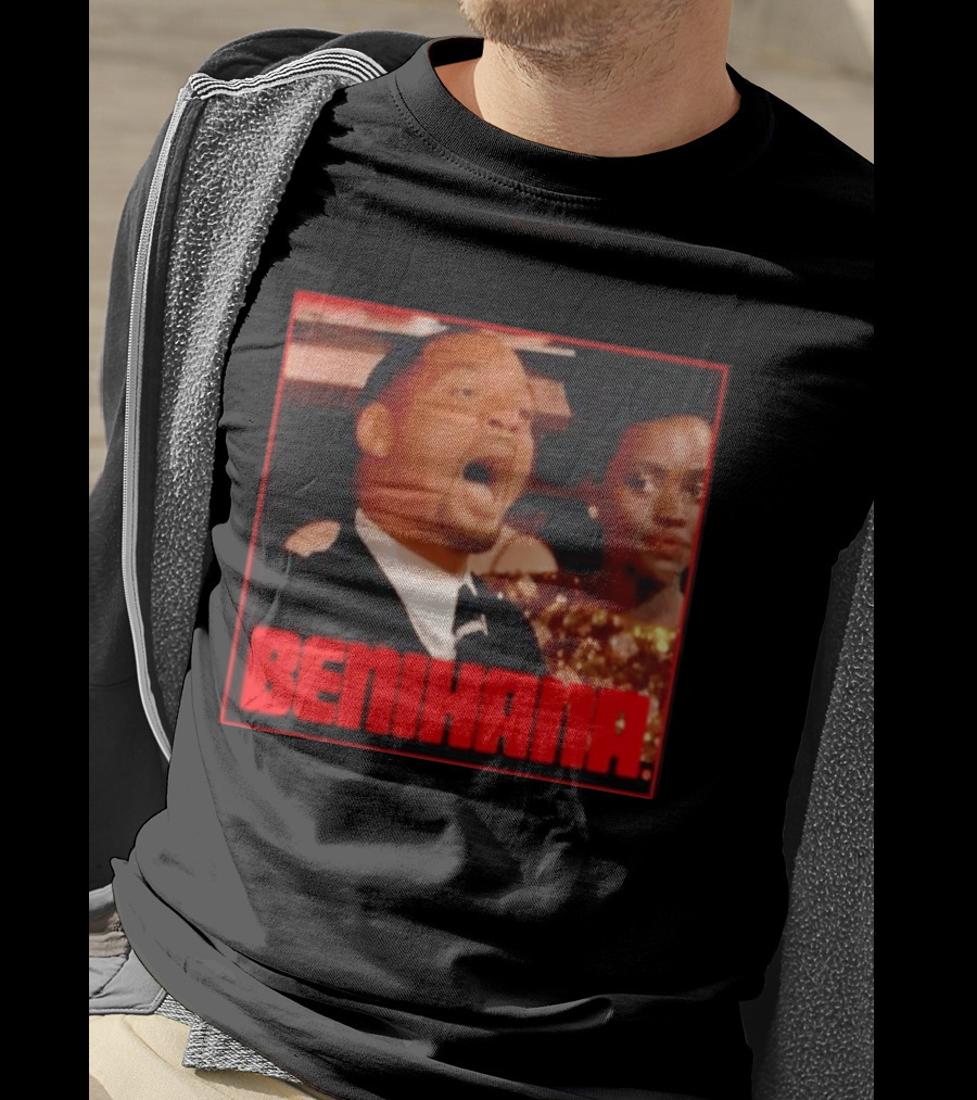 Benihana Will Smith Oscar 2022 Reaction Image T-Shirt