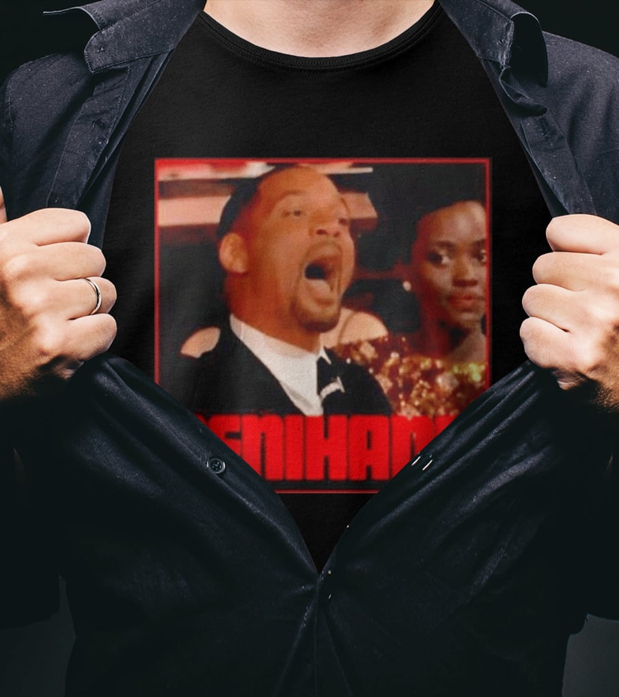 Benihana Will Smith Oscar 2022 Reaction Image T-Shirt