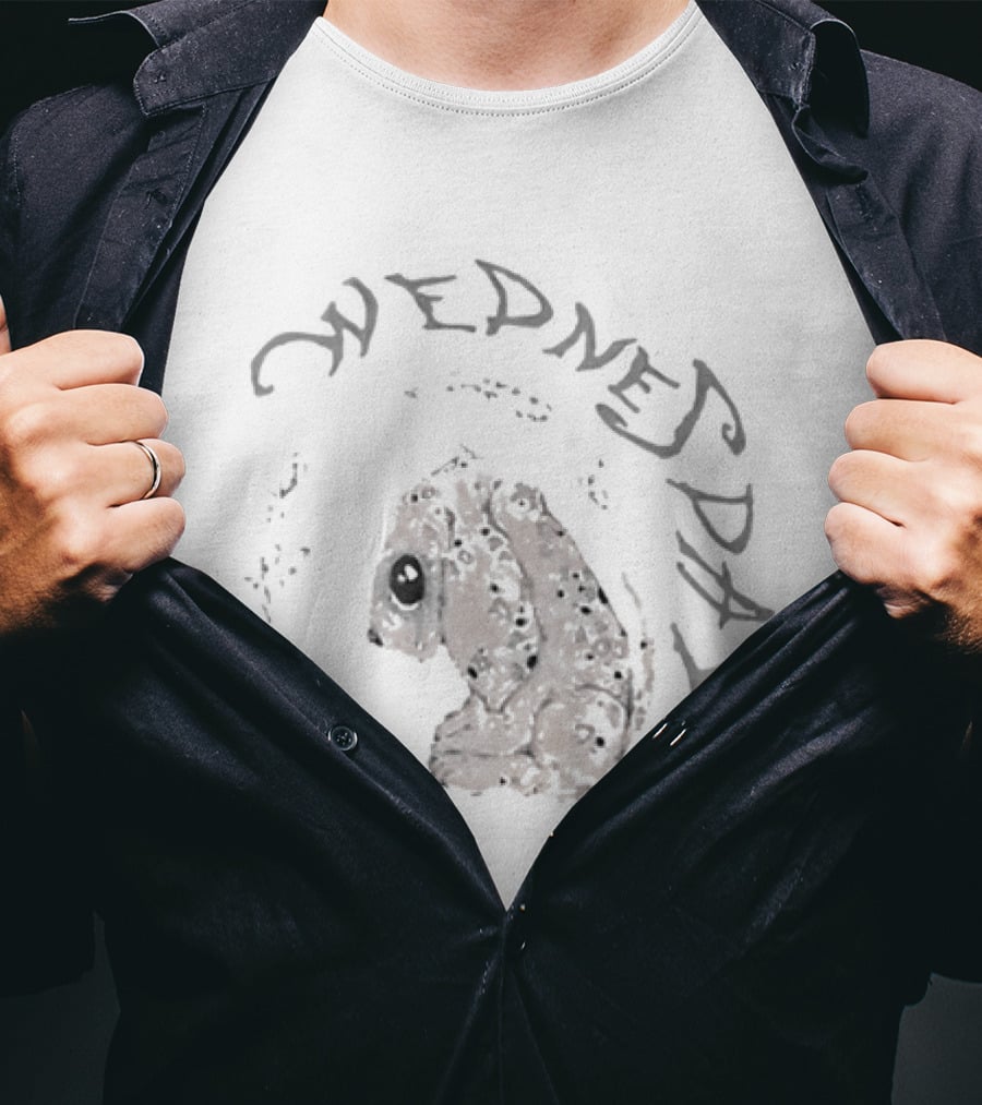 Wednesday Sad Puppy Gothic Creepy T-Shirt