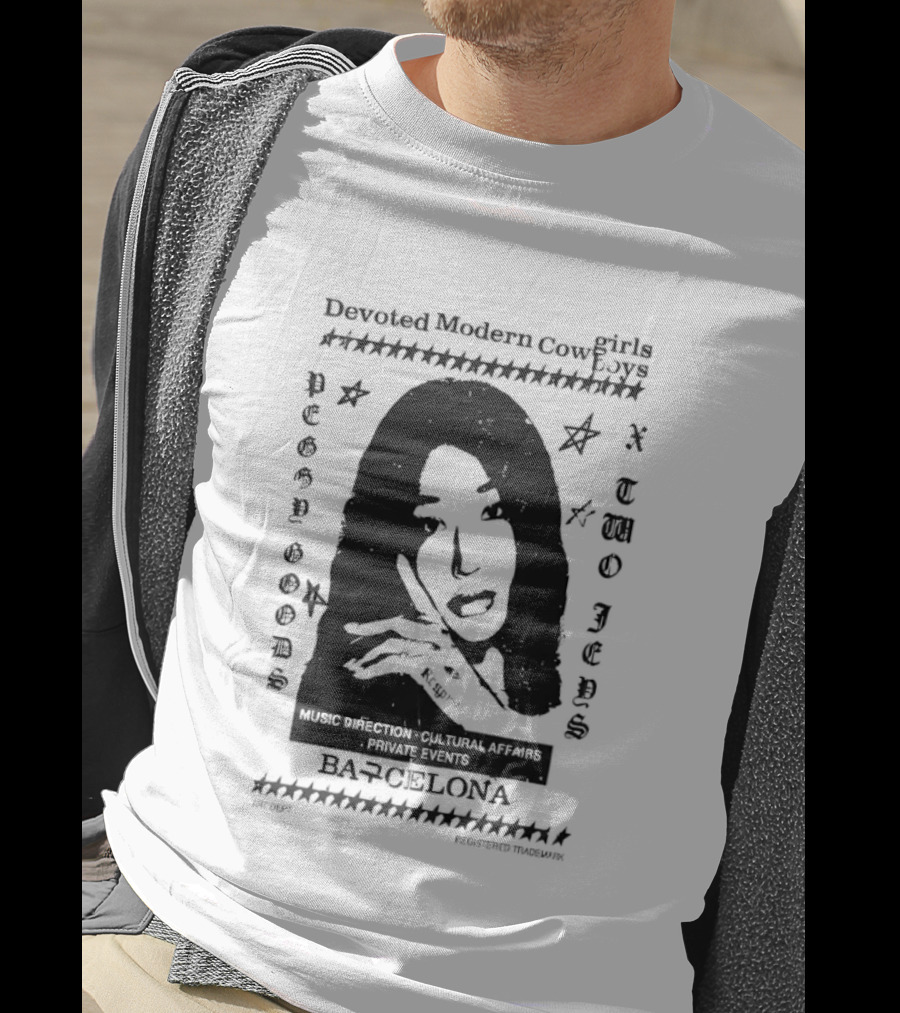 Devoted Modern Cowboys Two Jebs Peggy Goods Music Direction Barcelona T-Shirt