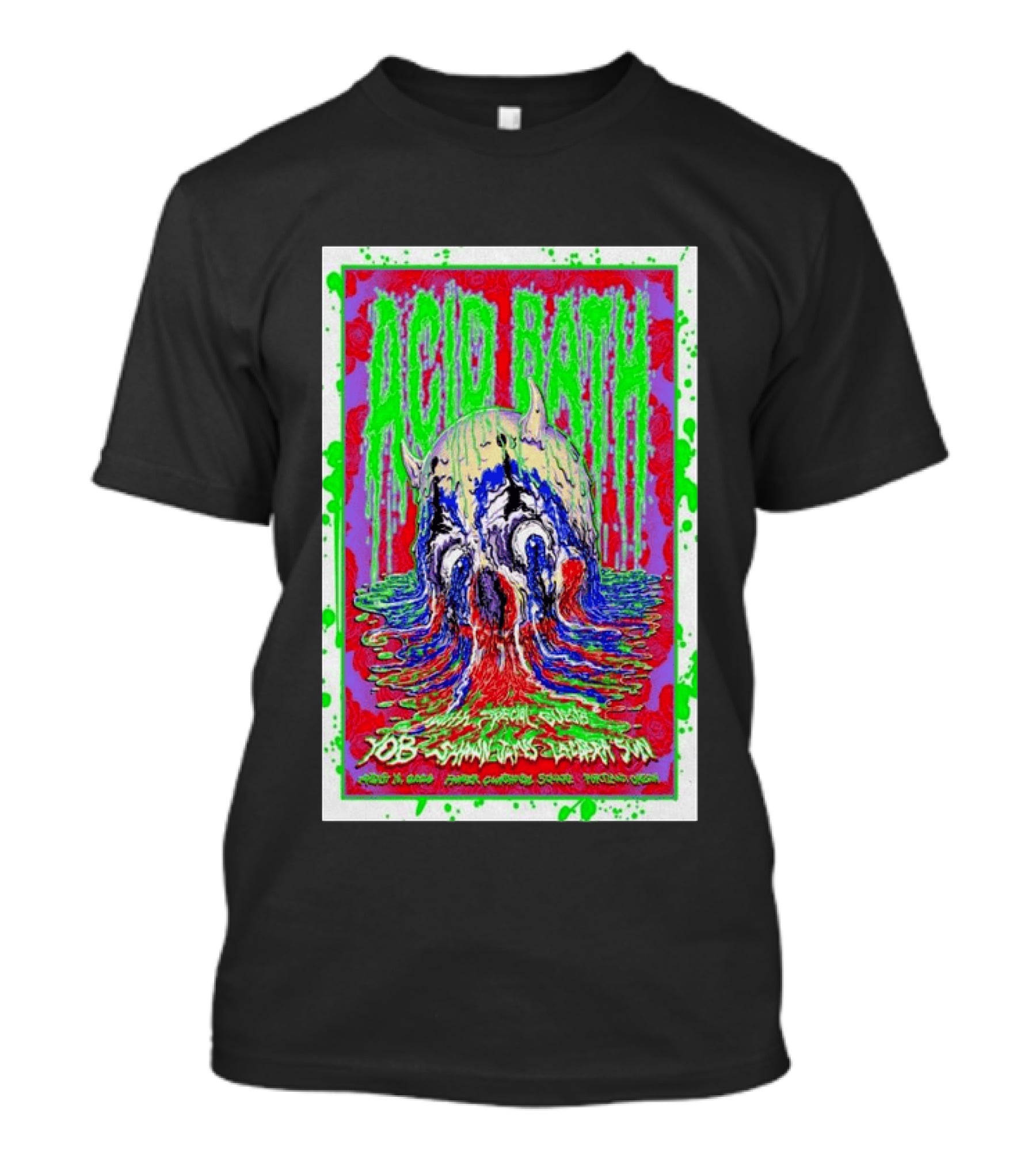 Acid Bath Special Guests Yob Summoner's Enigma Tour August 29 2026 Crystal Ballroom Portland Oregon T-Shirt