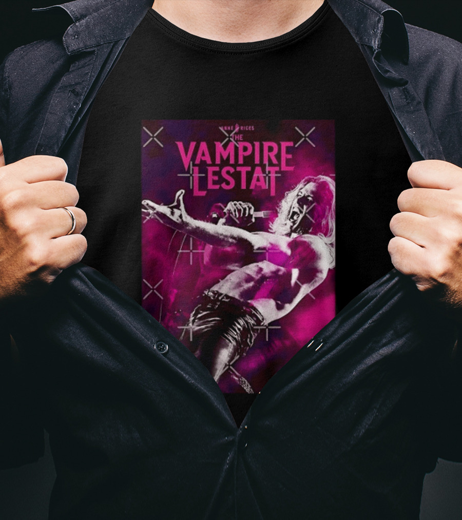 Anne Rice's The Vampire Lestat Gothic Horror Rock Star Aesthetic T-Shirt