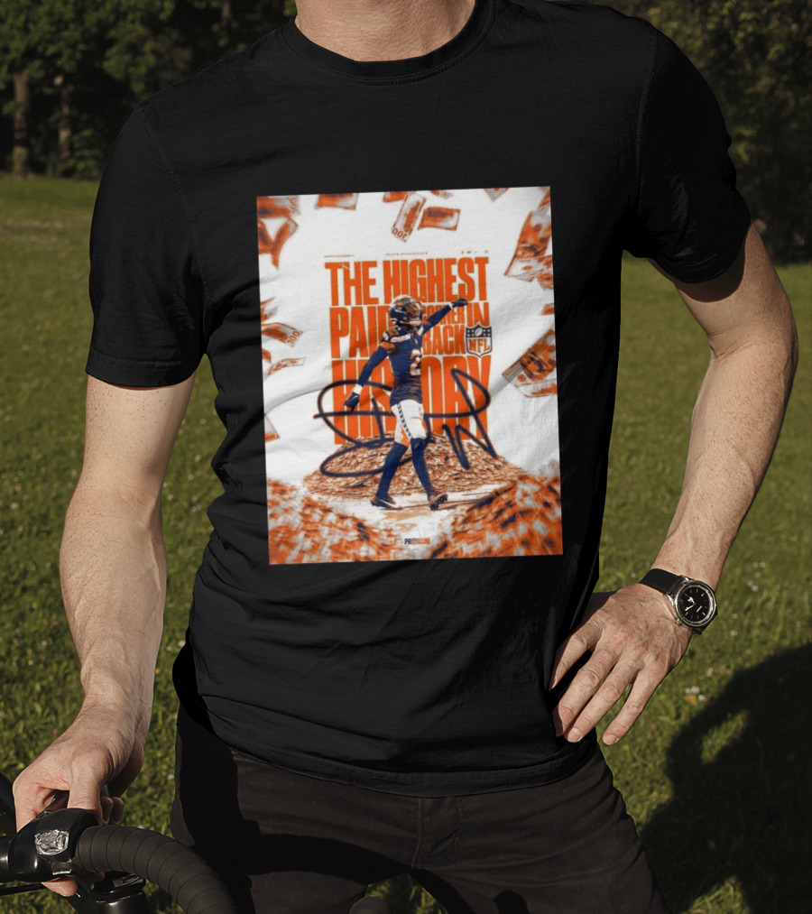 Devon Witherspoon NFL The Highest Paid Cornerback In History T-Shirt