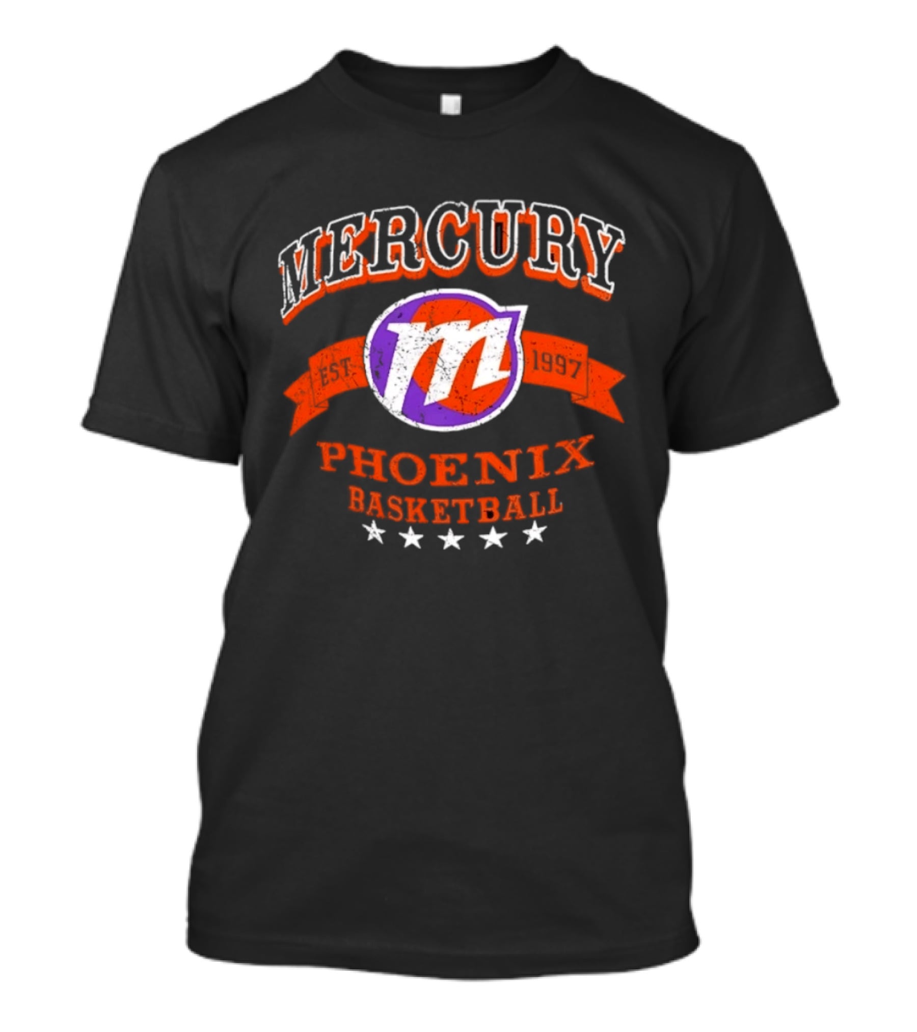 Phoenix Mercury Est 1997 Basketball Distressed T-Shirt