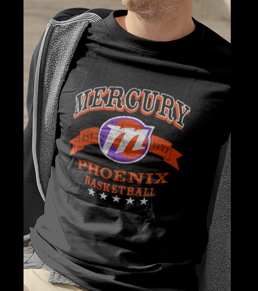 Phoenix Mercury Est 1997 Basketball Distressed T-Shirt