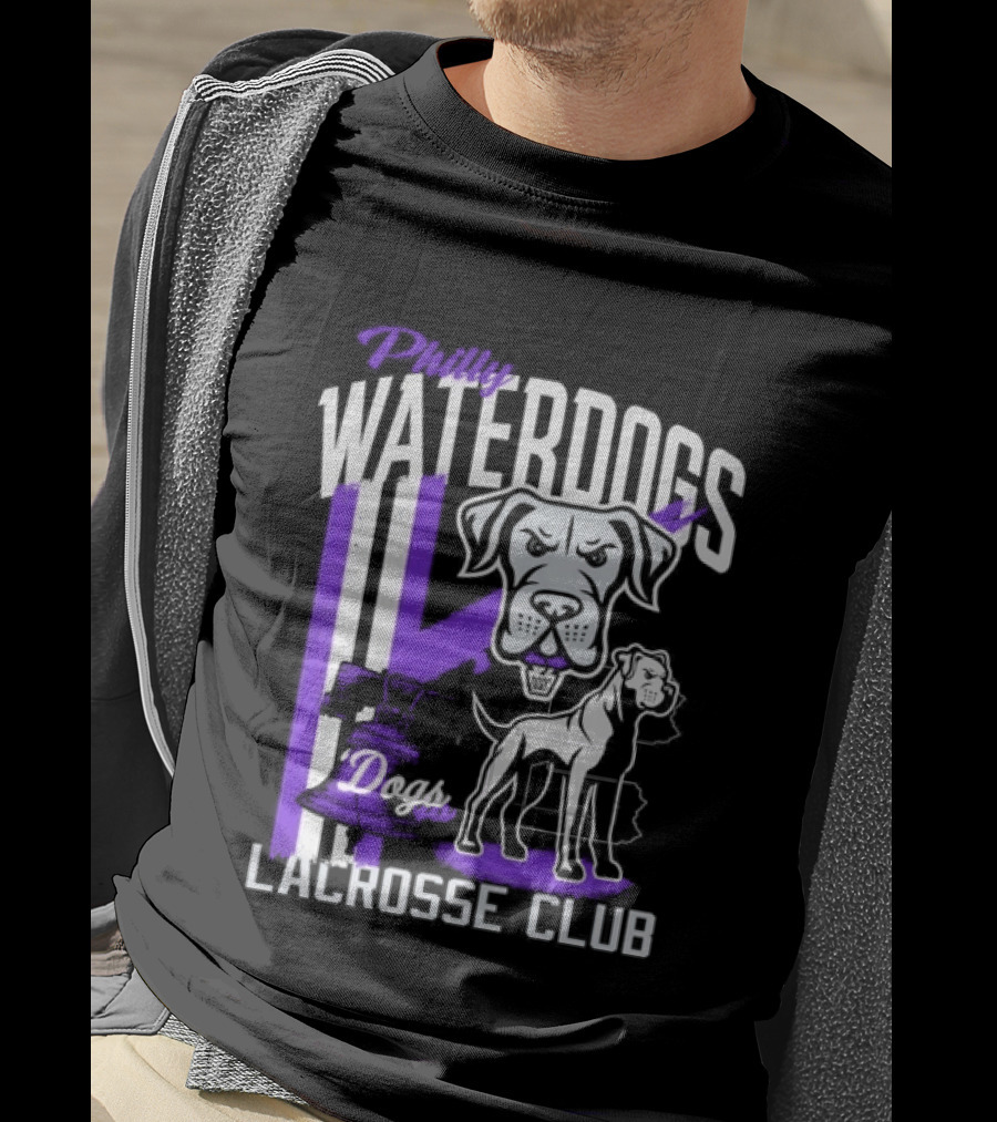 Philly Waterdogs Lacrosse Club Dogs Philadelphia T-Shirt