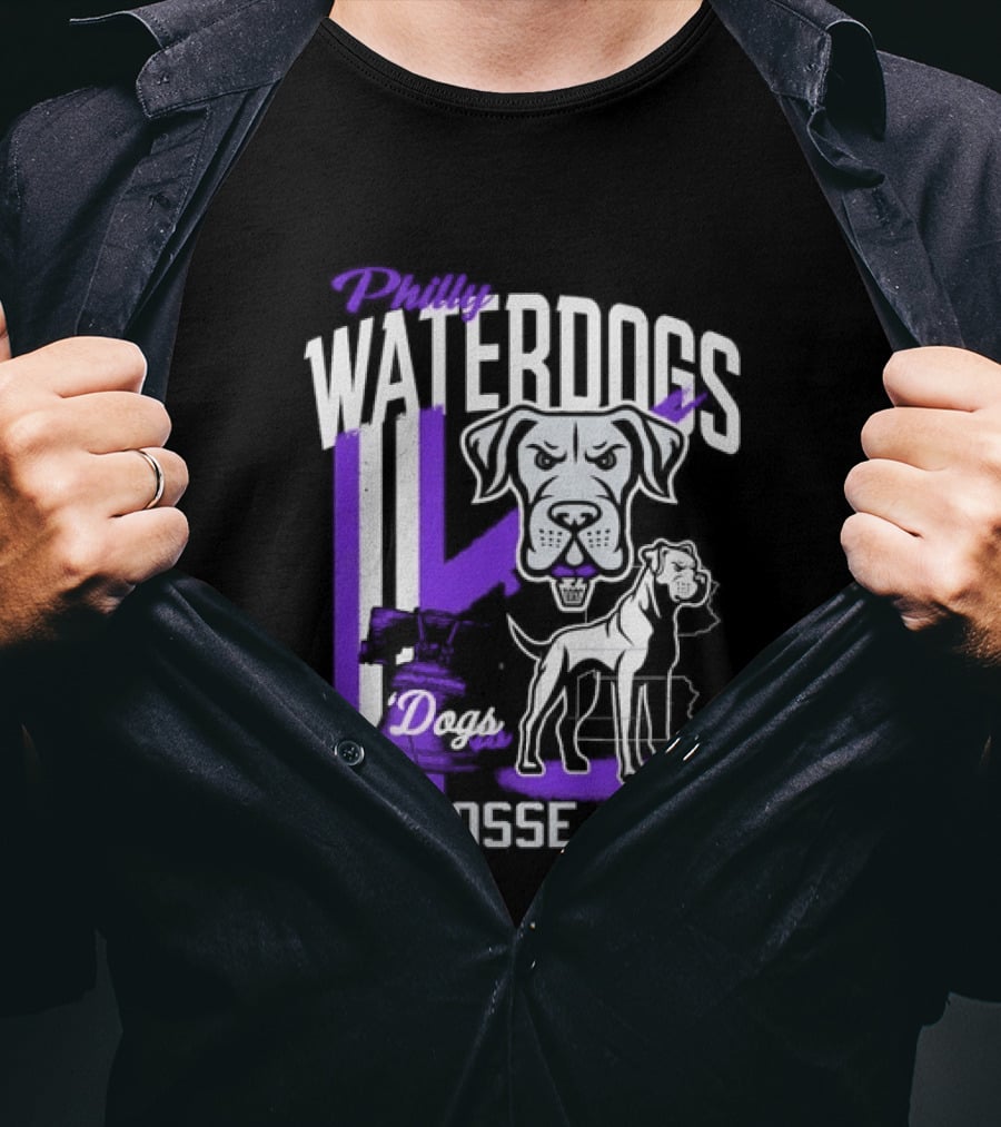 Philly Waterdogs Lacrosse Club Dogs Philadelphia T-Shirt