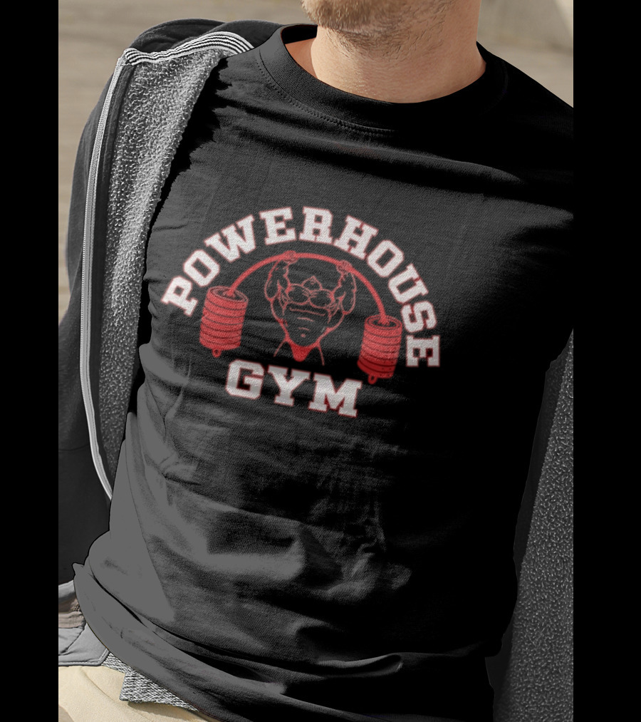 Powerhouse Gym Weightlifting Bodybuilding Lifting Weights Muscle Fitness T-Shirt