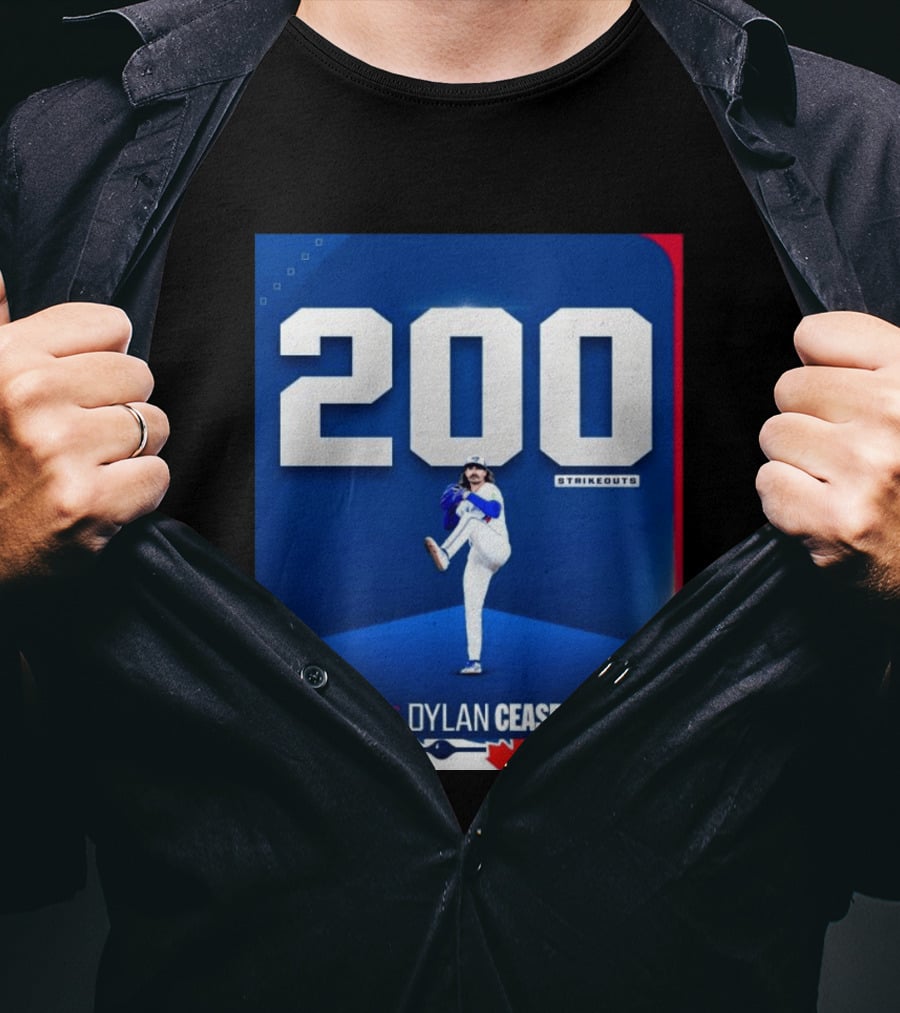 Dylan Cease 200 Strikeouts Baseball Pitcher T-Shirt