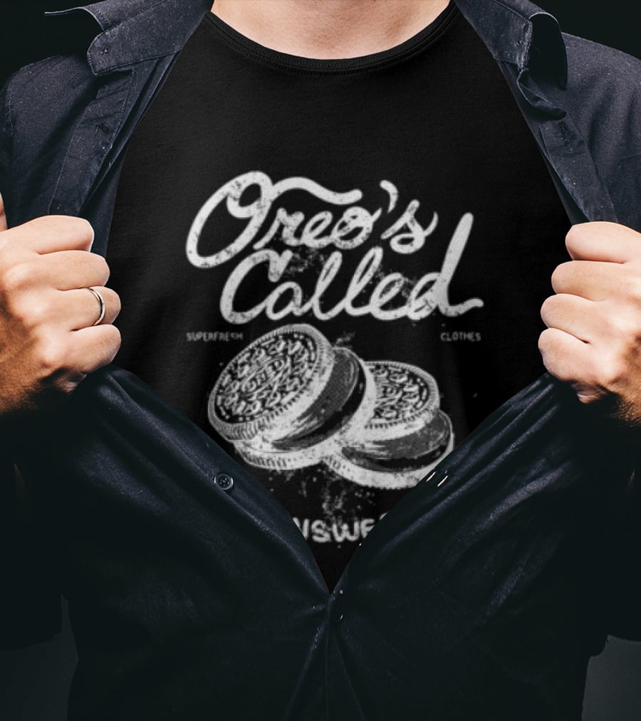 Superfresh Clothes Store Oreo's Called Street Black I Answered 2008 T-Shirt