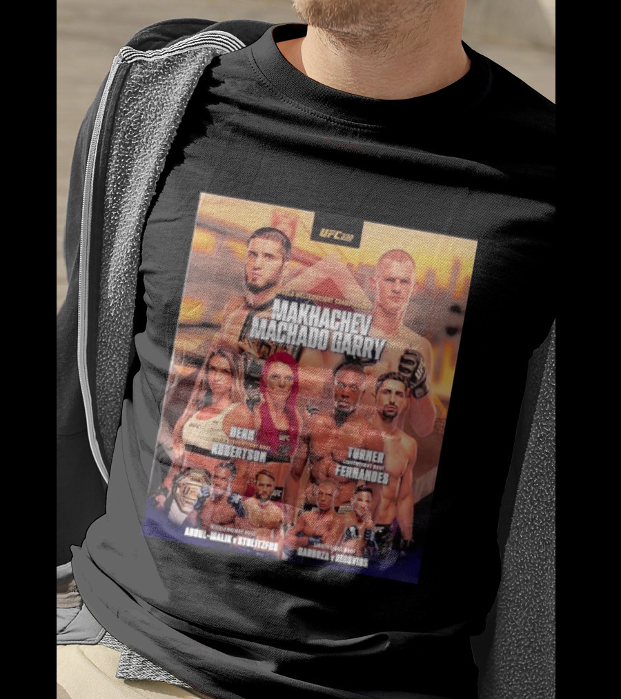 UFC 330 Welterweight Championship Makhachev Vs Machado Garry Dern Vs Robertson Turner Vs Fernandes T-Shirt