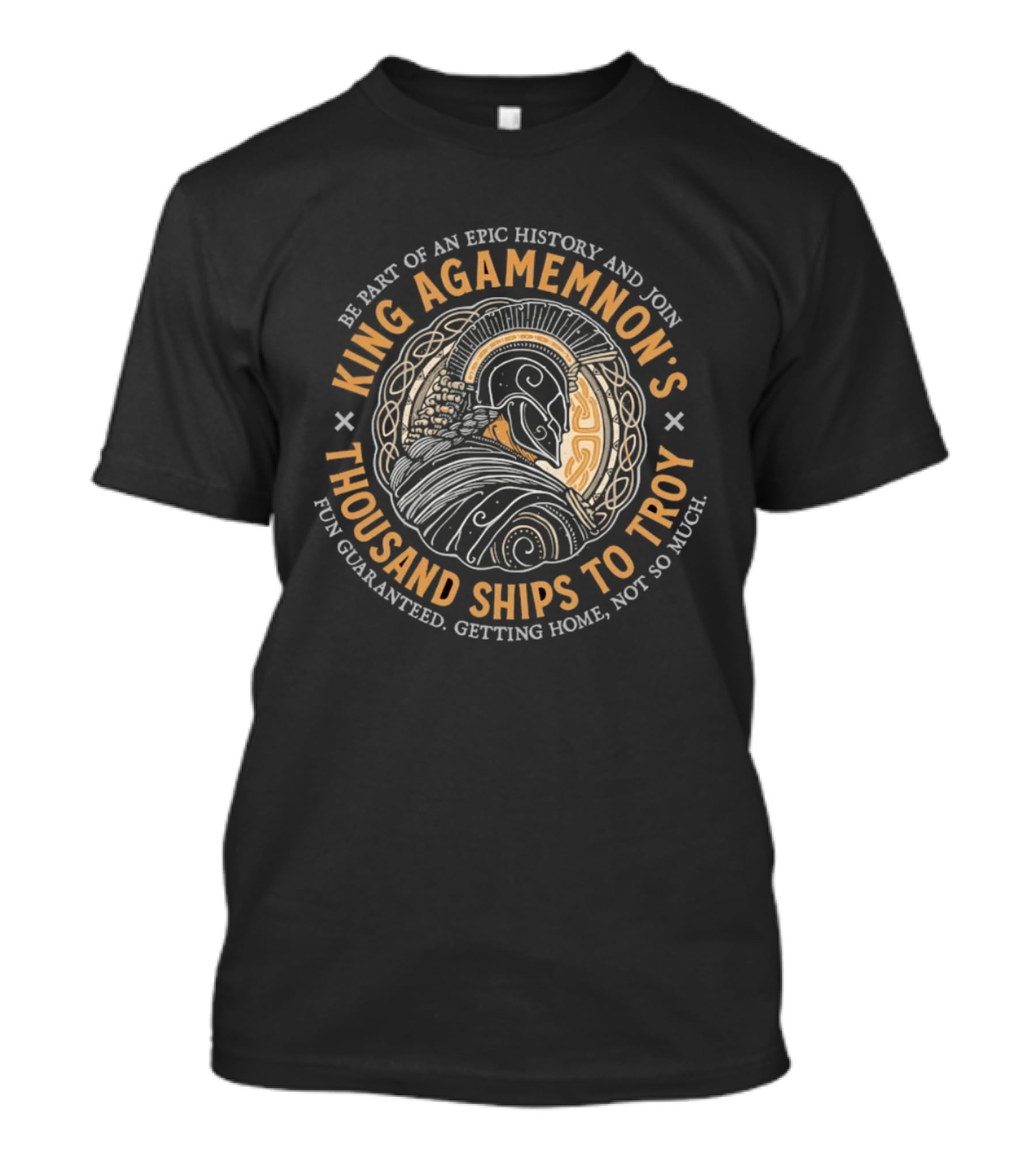 King Agamemnon's Epic History Thousand Ships To Troy T-Shirt