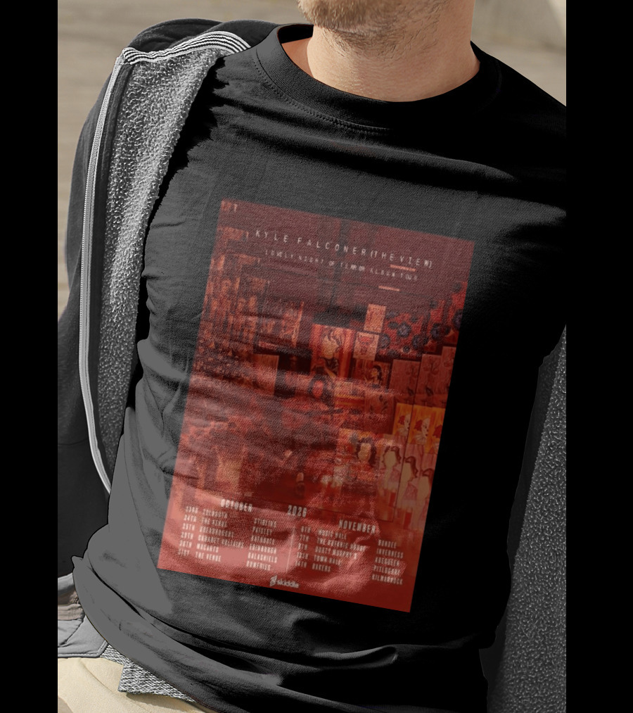 Kyle Falconer The View Lovely Night Of Terror Album Tour 2026 October November Scotland Dates T-Shirt