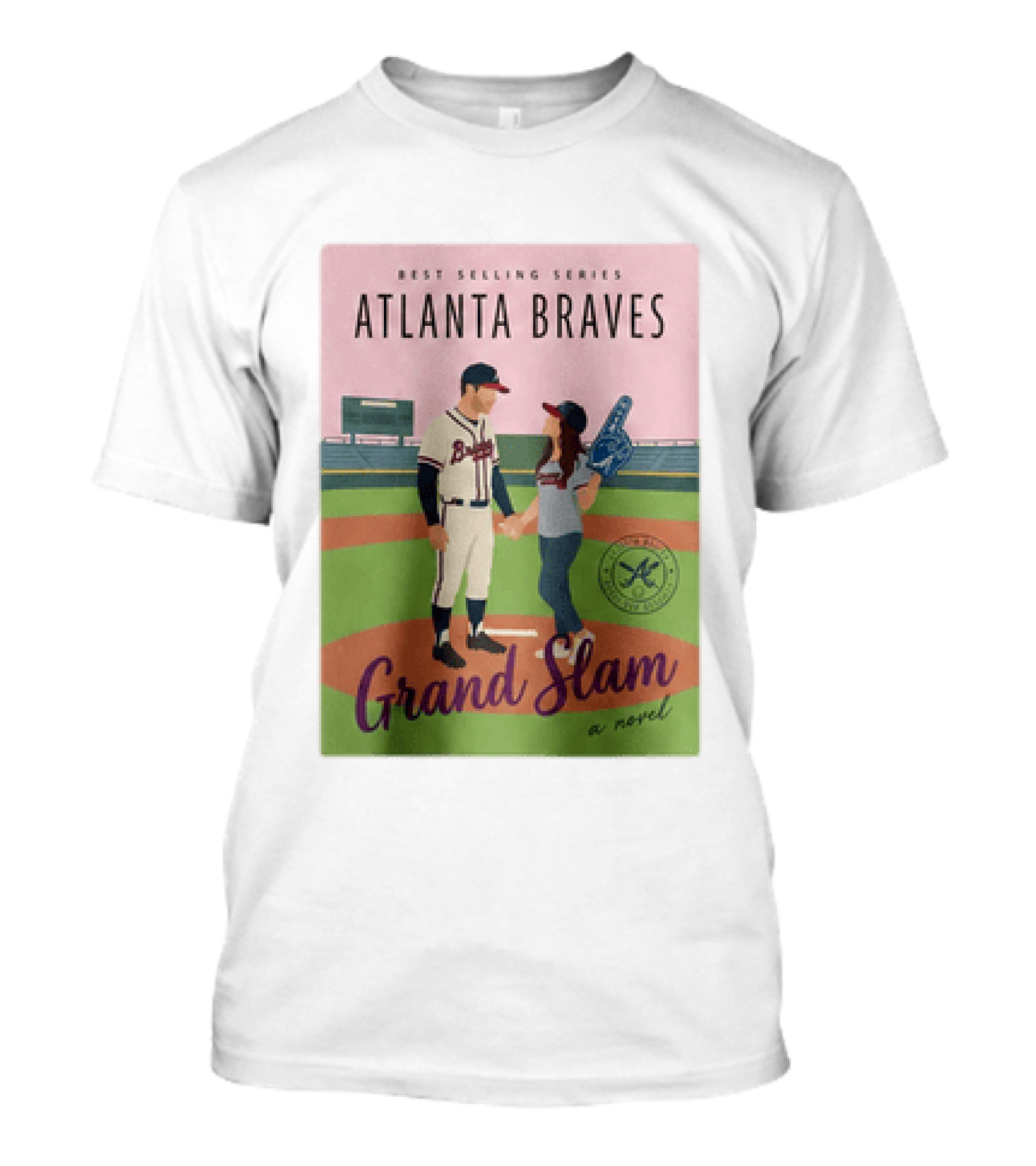 Atlanta Braves Best Selling Series Grand Slam Novel 2026 Giveaway T-Shirt