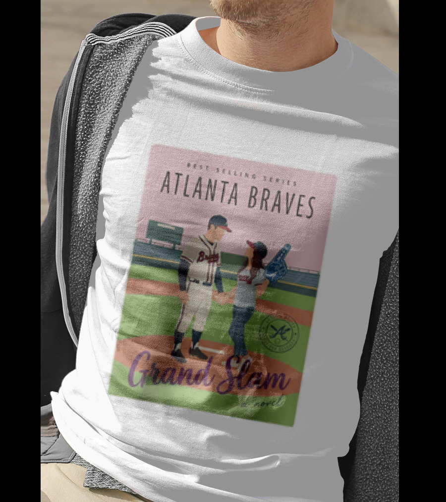 Atlanta Braves Best Selling Series Grand Slam Novel 2026 Giveaway T-Shirt