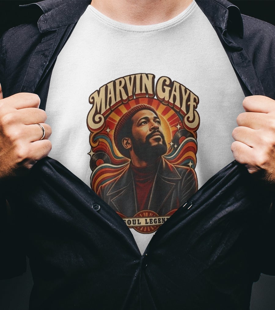 Marvin Gaye Soul Legend Motown T-Shirt