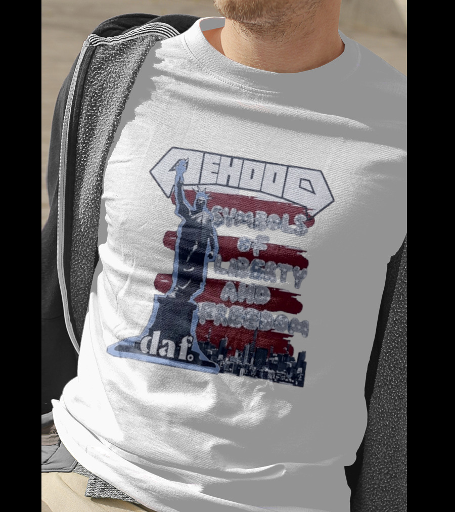 Mehood Symbols Of Liberty And Freedom Statue Of Liberty Daf T-Shirt