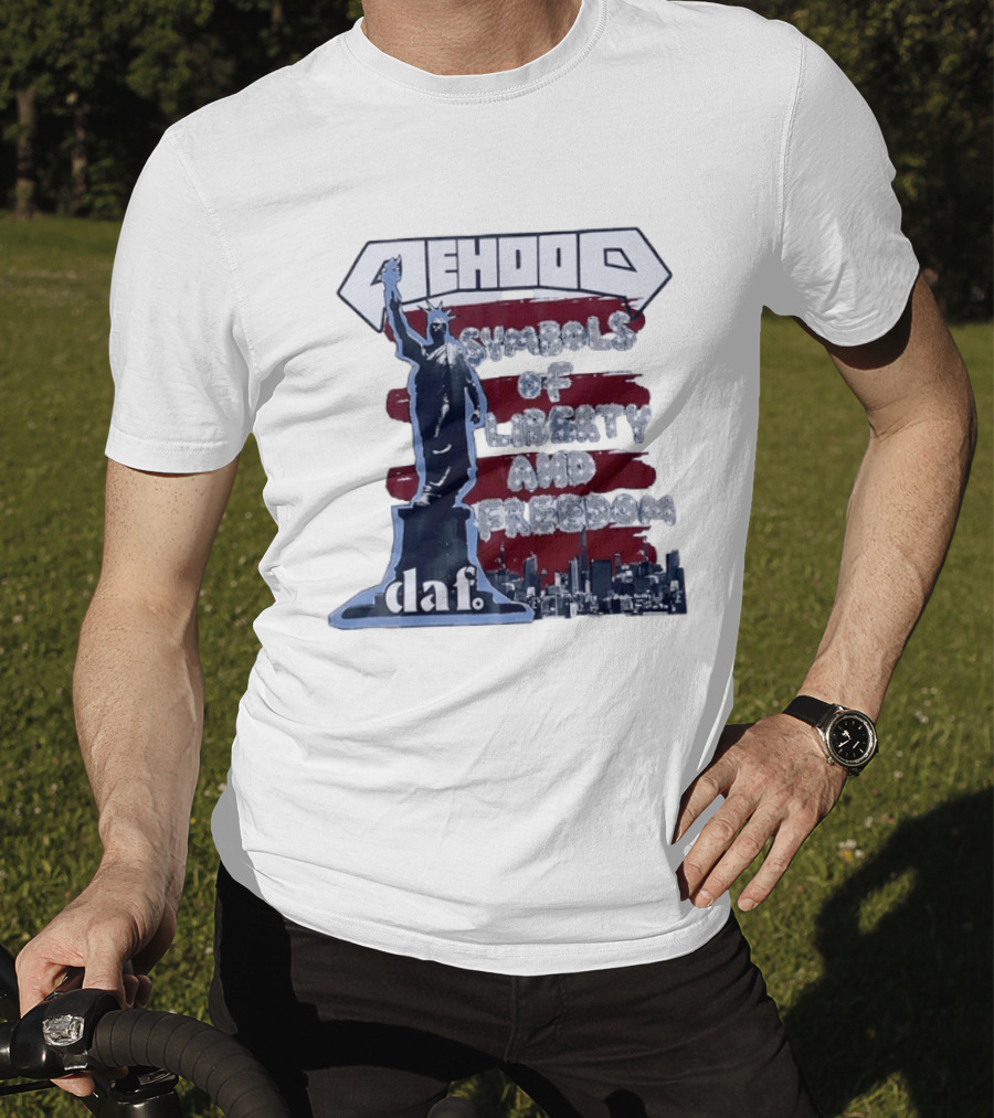 Mehood Symbols Of Liberty And Freedom Statue Of Liberty Daf T-Shirt