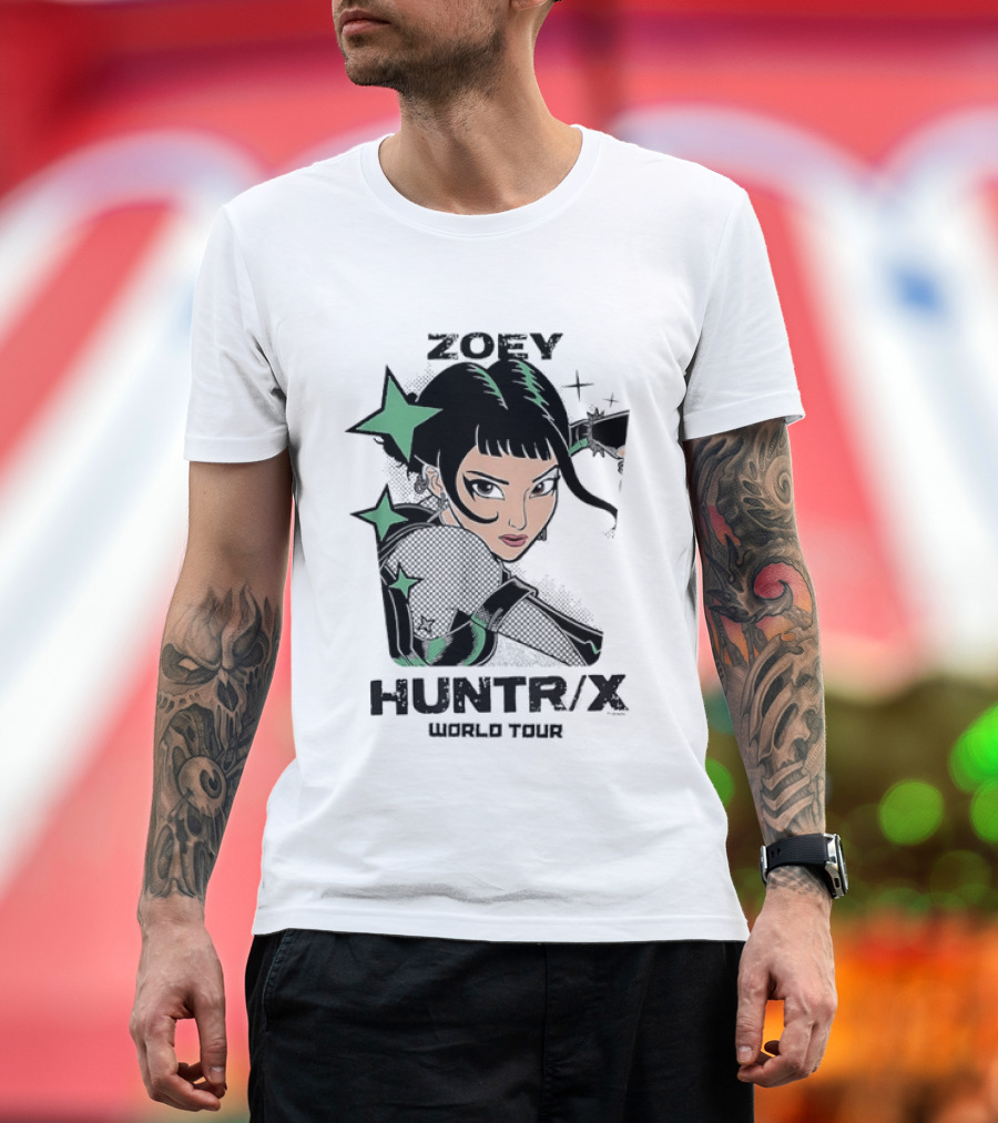 Zoey Huntr X World Tour Concert Music Artist Stars T-Shirt