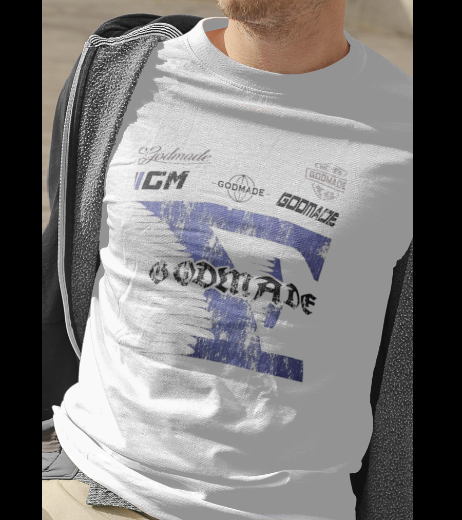 Godmade GM Worldwide Riches Premium Streetwear Distressed T-Shirt