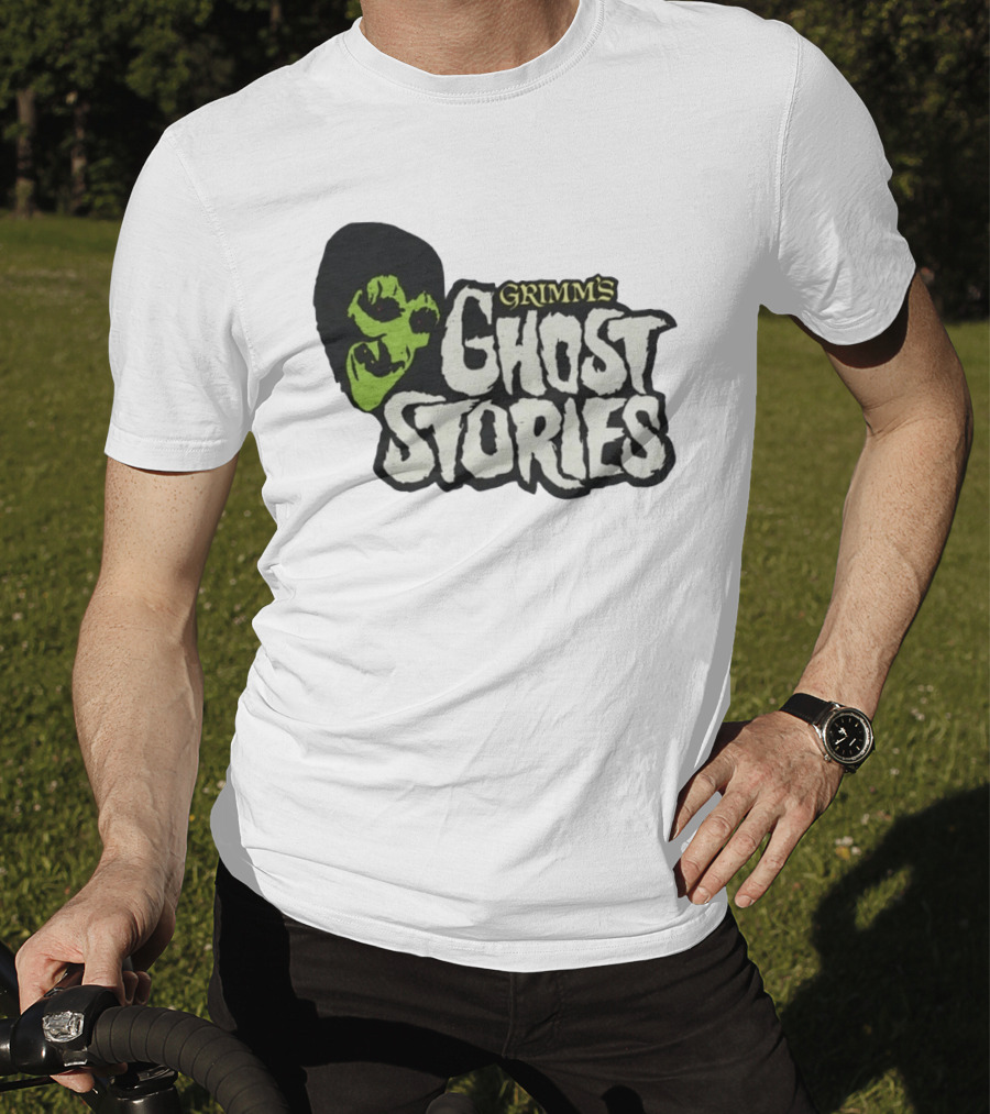 Grimm's Ghost Stories Spooky Horror Green Face T-Shirt