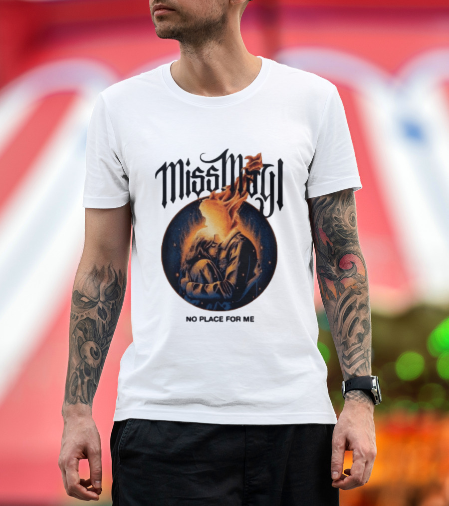 Miss May I No Place For Me Solid State Records Store White Black Ringer T-Shirt