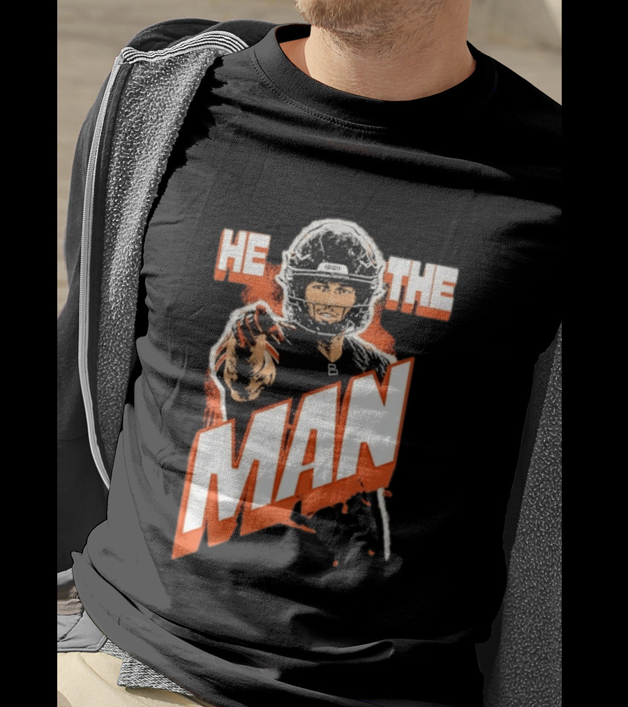 Caleb Williams He The Man Chicago Bears Fan T-Shirt