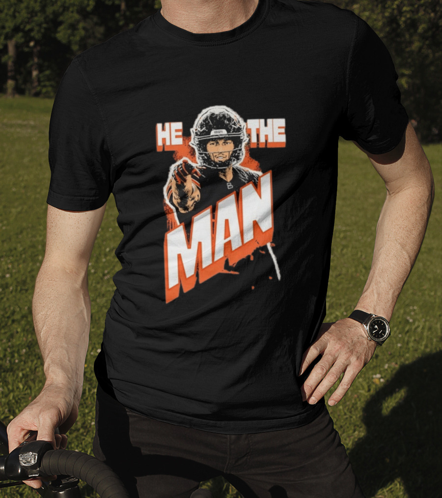 Caleb Williams He The Man Chicago Bears Fan T-Shirt
