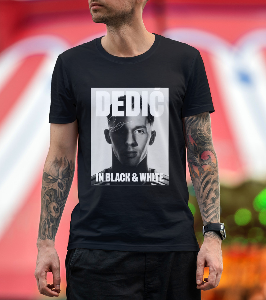 Dedić In Black & White Monochrome T-Shirt