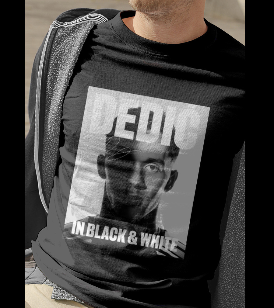 Dedić In Black & White Monochrome T-Shirt