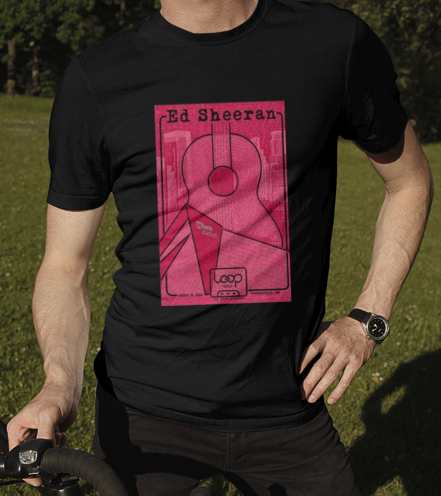 Ed Sheeran Loop Tour August 15 2026 U.S. Bank Stadium Minneapolis MN T-Shirt