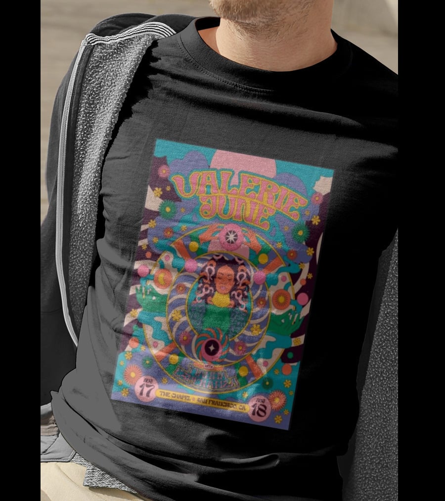 Valerie June With Samantha Diaz August 17 18 2026 The Chapel San Francisco CA T-Shirt