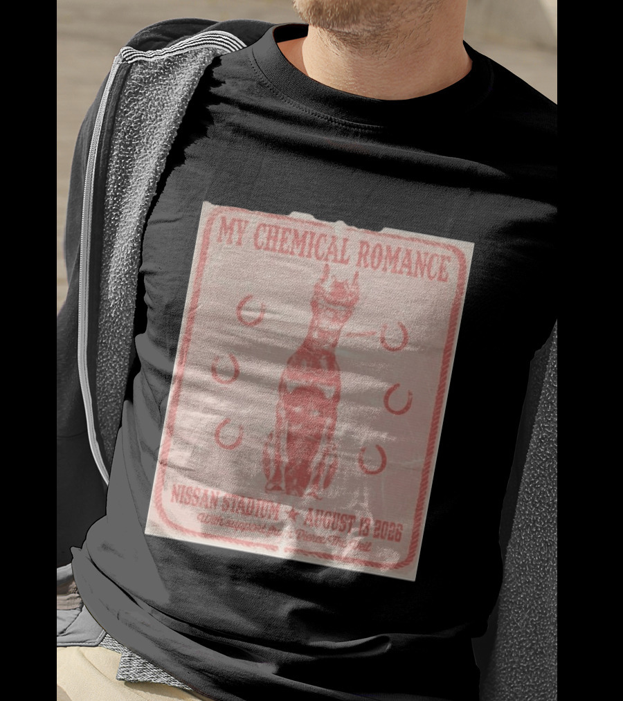 My Chemical Romance Nissan Stadium August 13 2026 With Support From Pierce The Veil T-Shirt