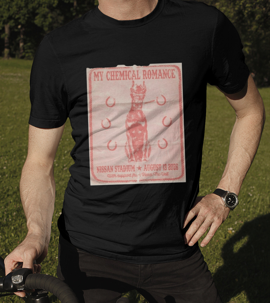 My Chemical Romance Nissan Stadium August 13 2026 With Support From Pierce The Veil T-Shirt