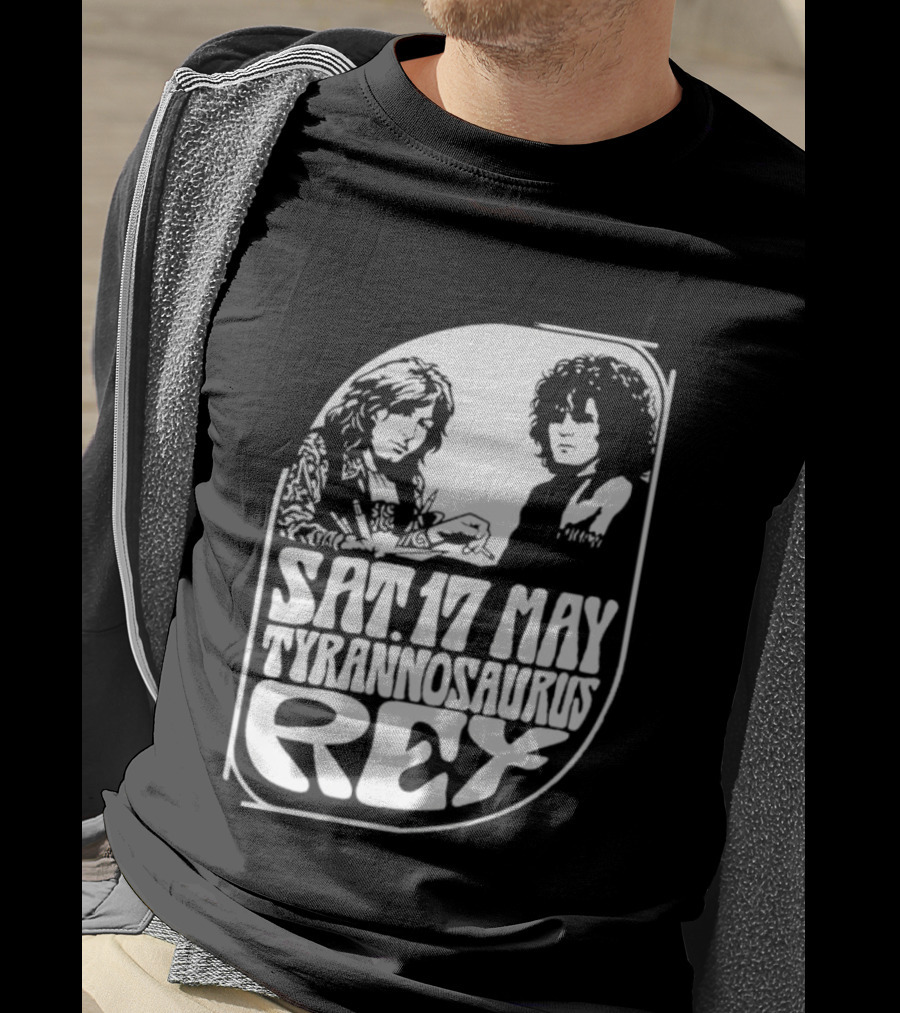 Sat 17 May Tyrannosaurus Rex Concert Original Trent Crimms Mothers Erdington T-Shirt