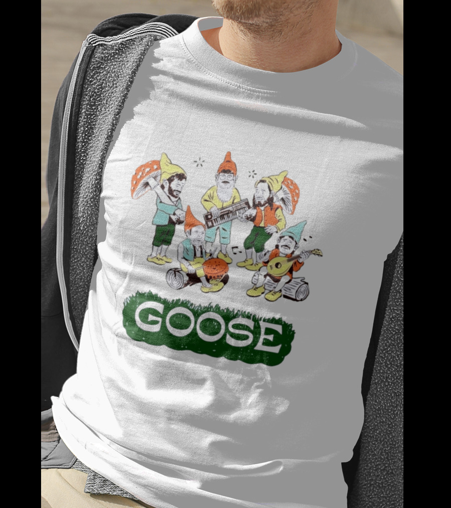 Goose Band Garden Gnome Music Festival Indie Rock T-Shirt
